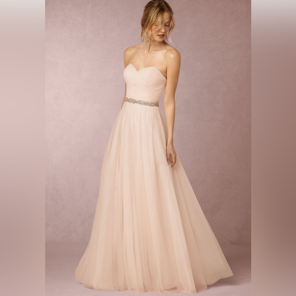 BHLDN Calla Gown Porcelain Pink
